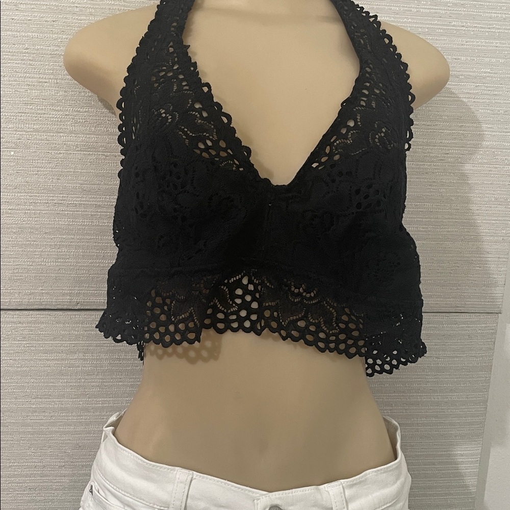 Aerie Black Lace Bralette